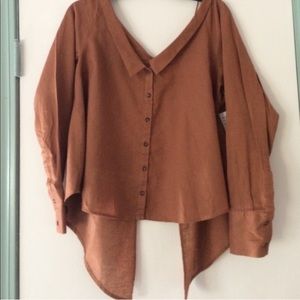Free People Button Down